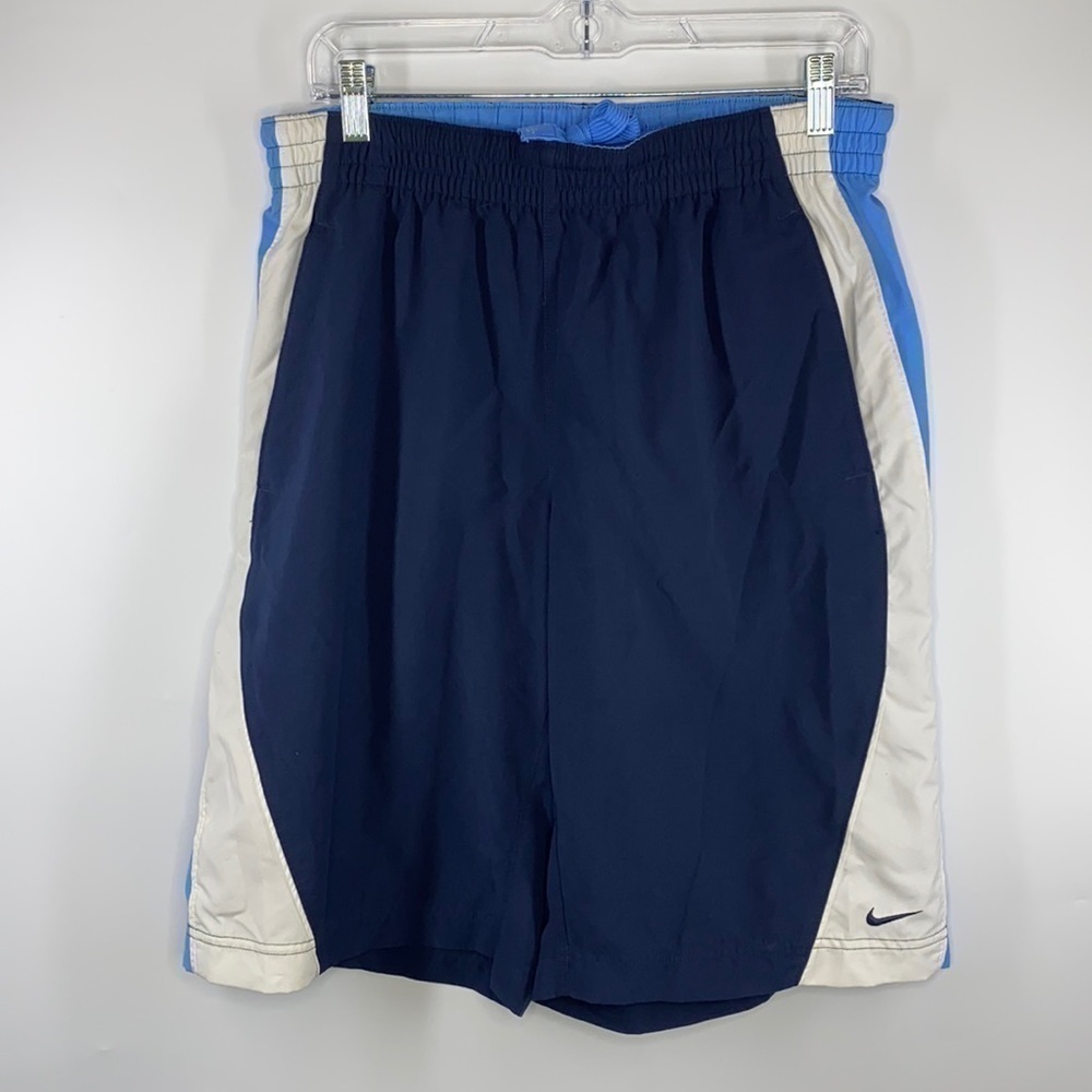 Nike Blue Vintage Swim Trunks Unlined